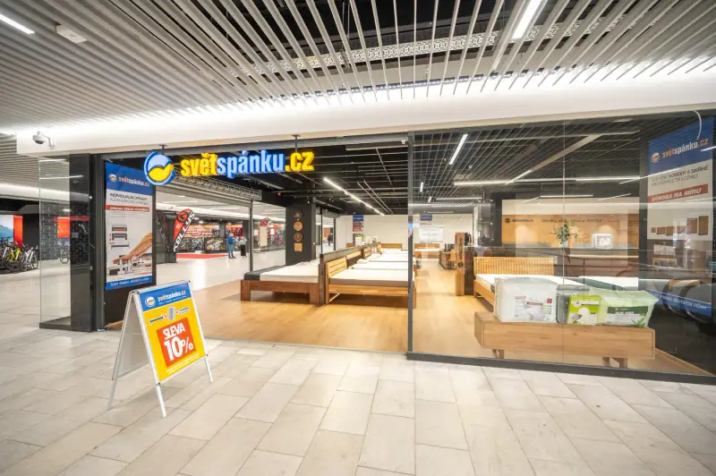 Prodejna postelí a matrací Svět Spánku — Hradec Králové – OC Atrium